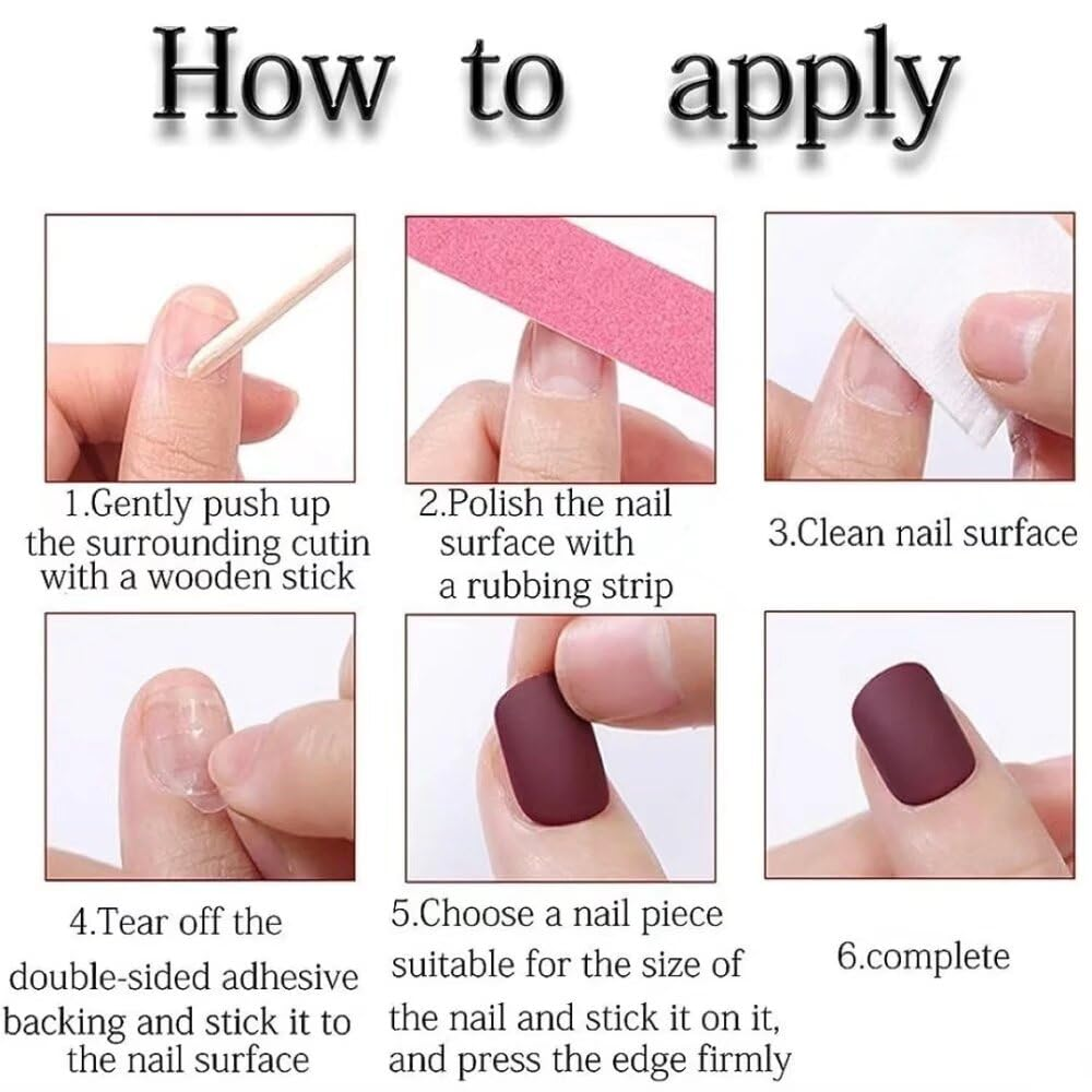 Pink Flower Square Tube Nails