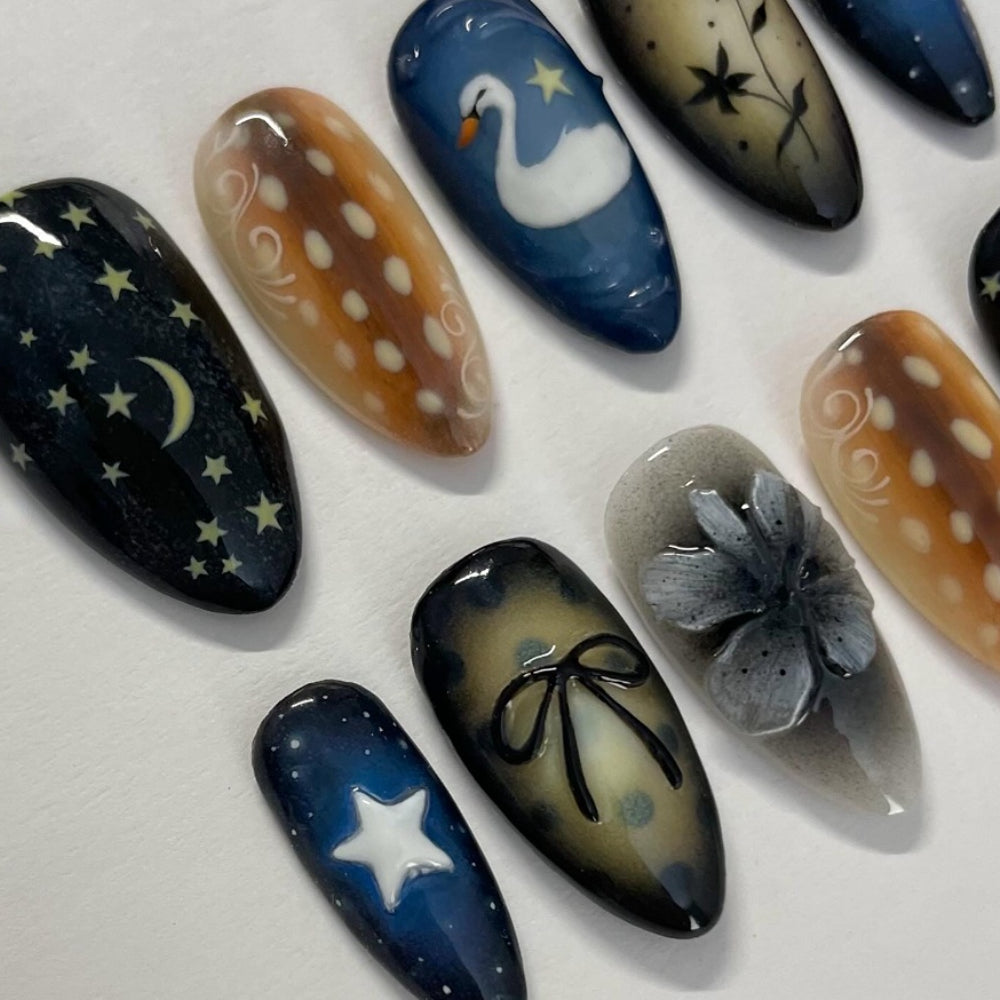 Stars and Moon
