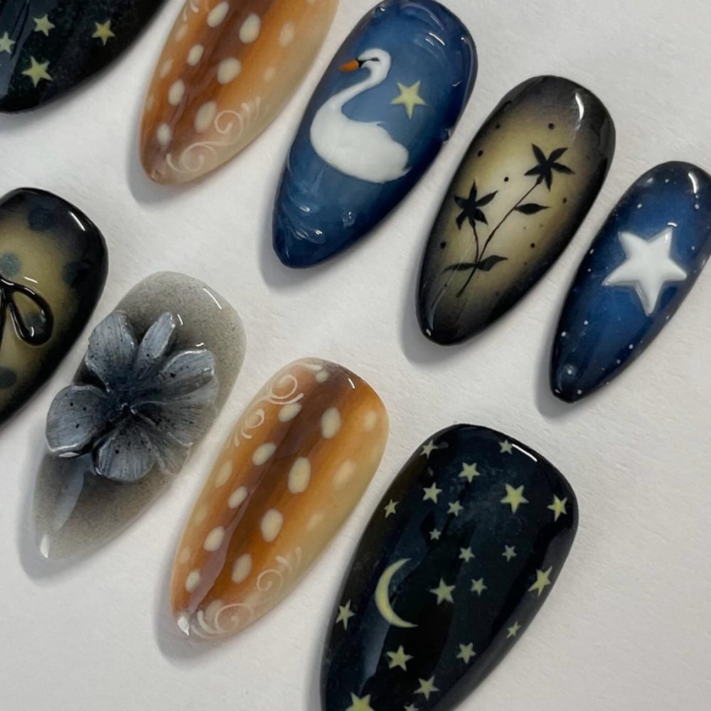 Stars and Moon