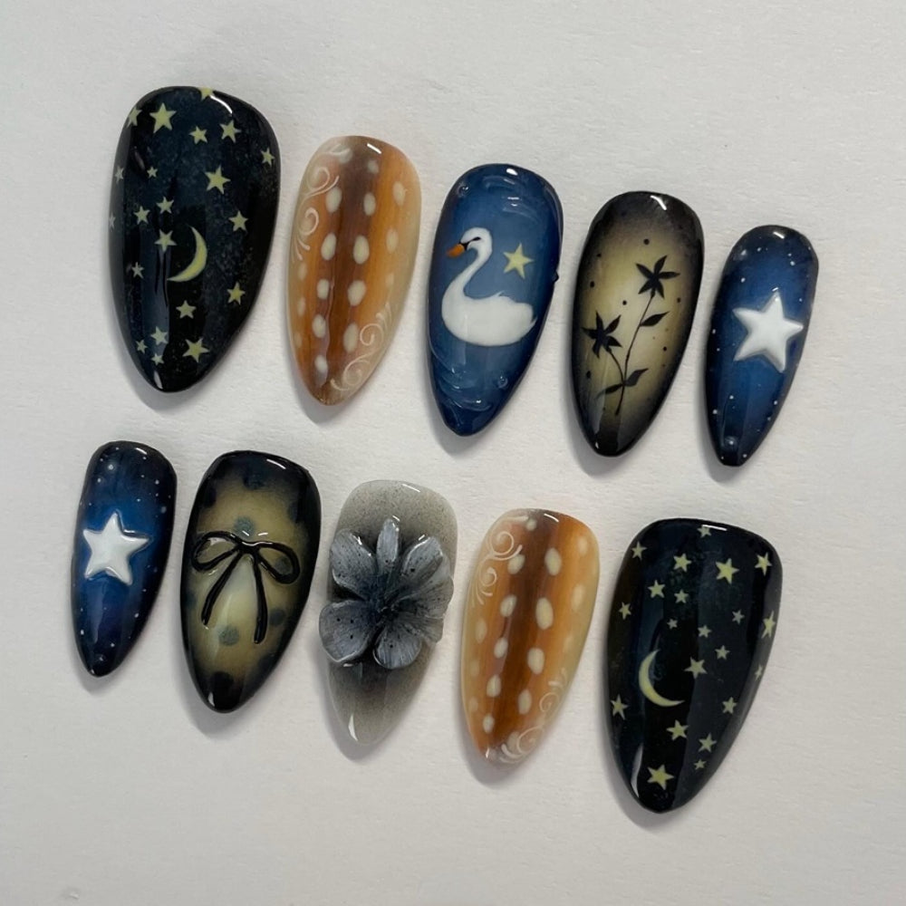 Stars and Moon