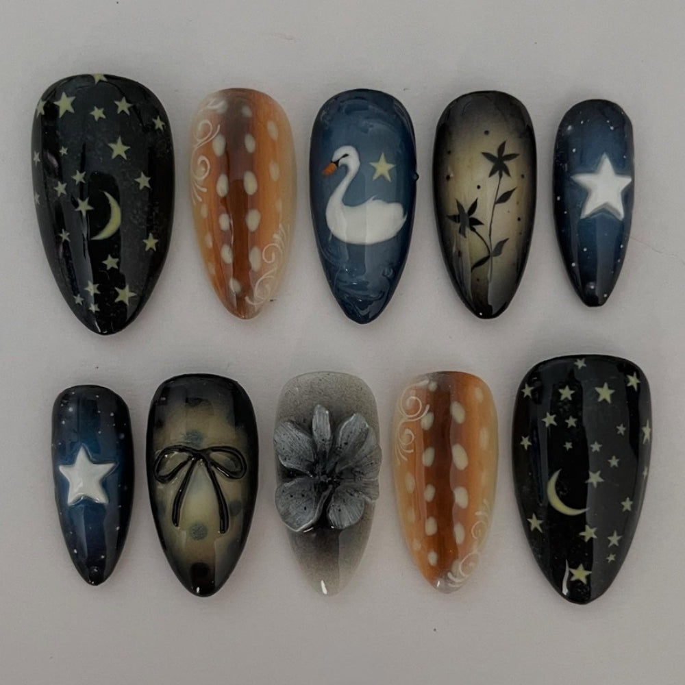 Stars and Moon