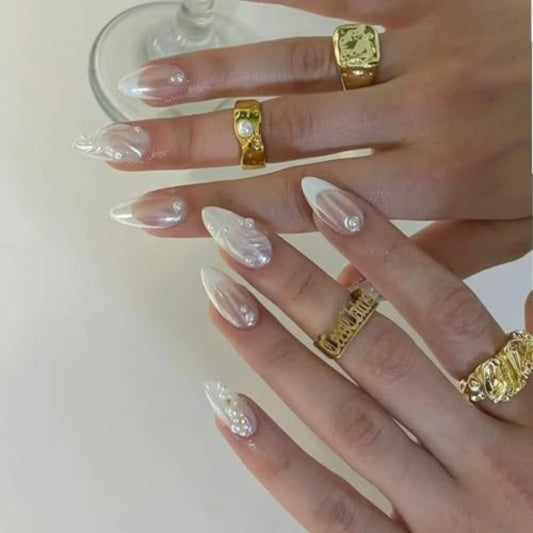 Minimally Designed French Nails