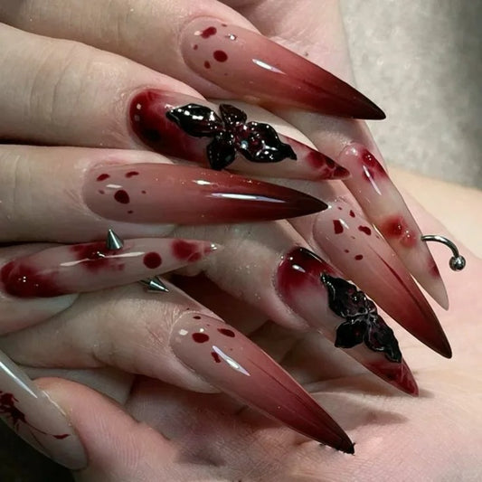 Halloween Vampire Nail